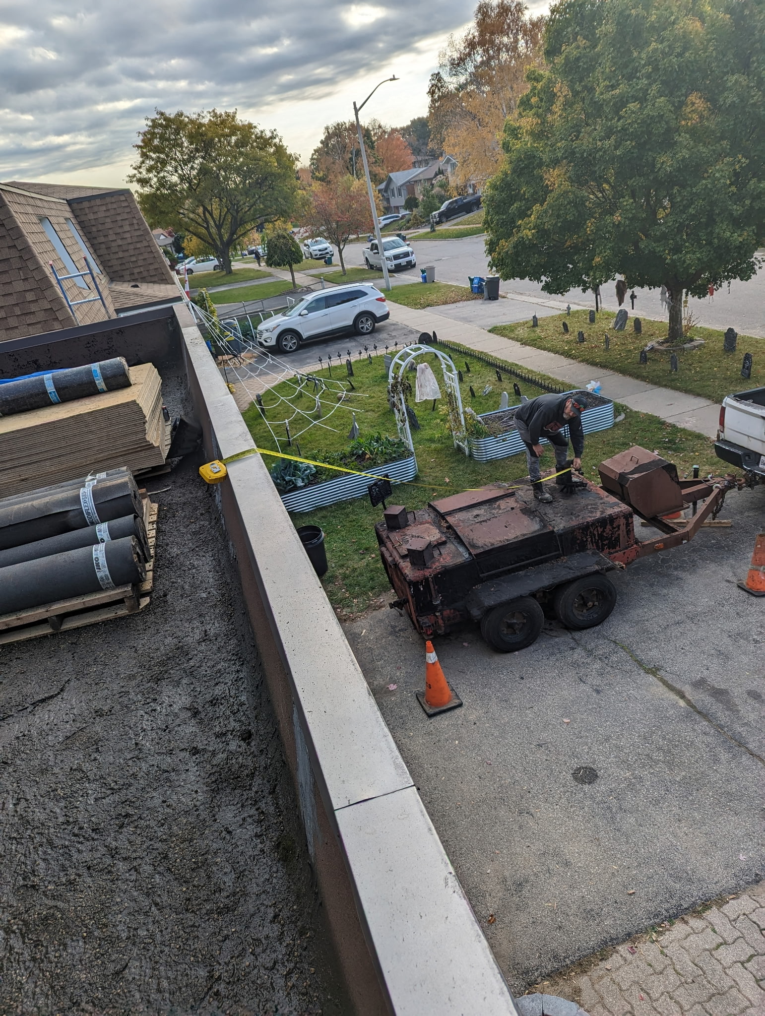 New Gutter Guards Installation to protect eavestroughs
